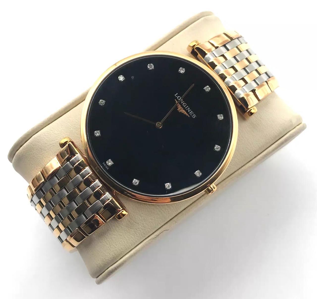 La Grande Classique De Longines Rose gold colored Steel